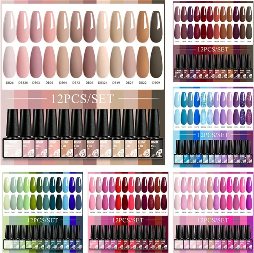 MTSSII Gel Polish Set (12 Colors)