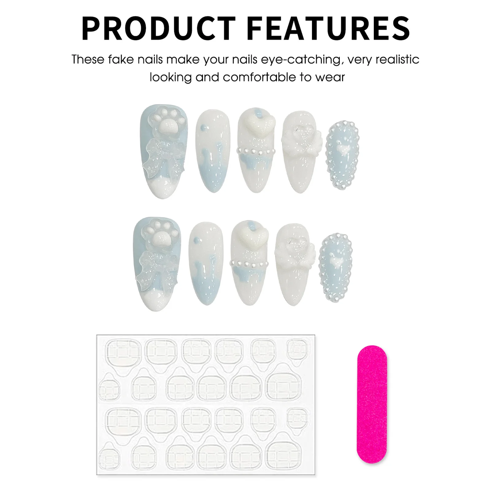 Blue Bow French - Image 4