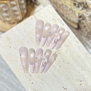 Pink Stardust Bow